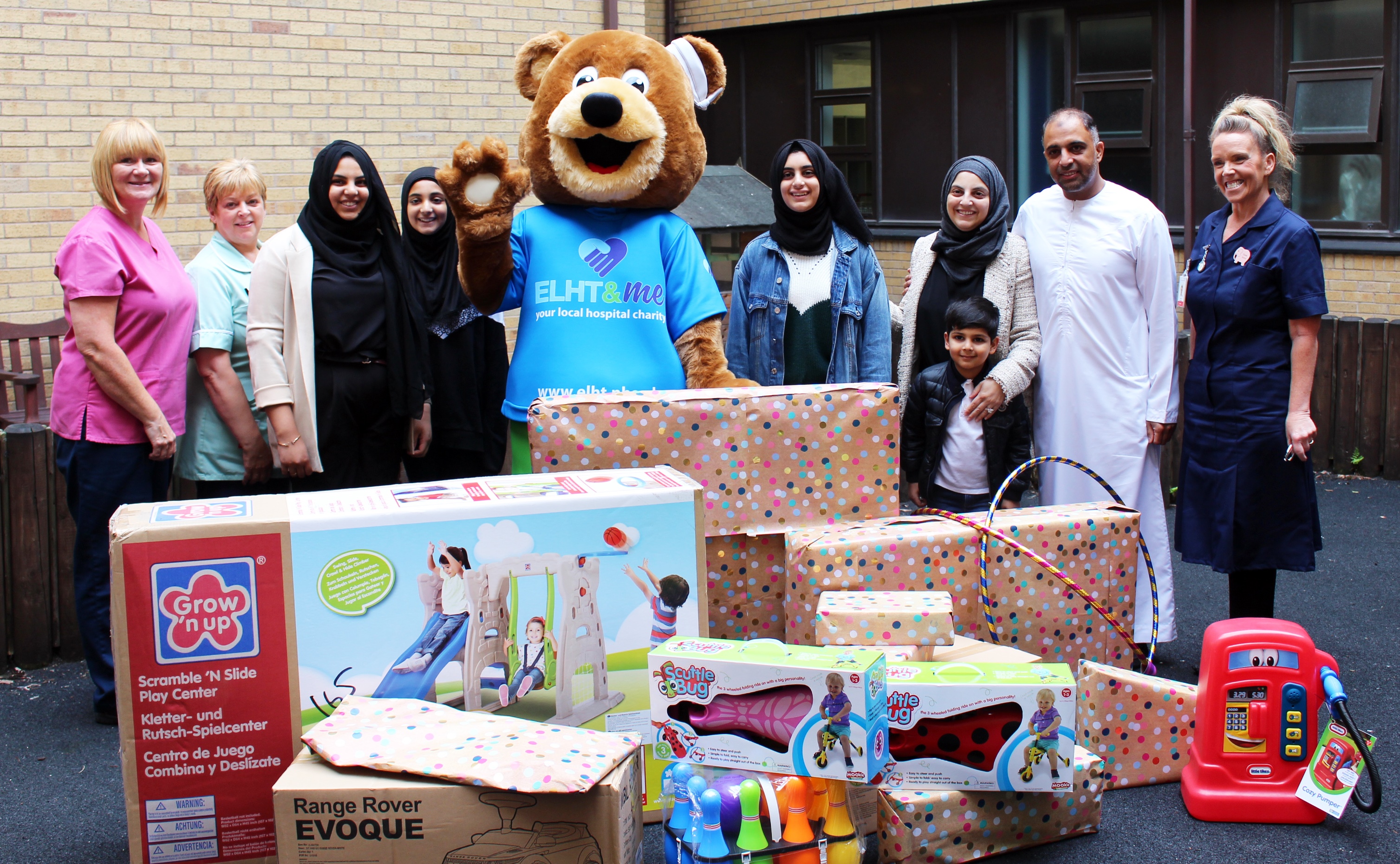 Children’s clinic patients delighted with new toys donated by local