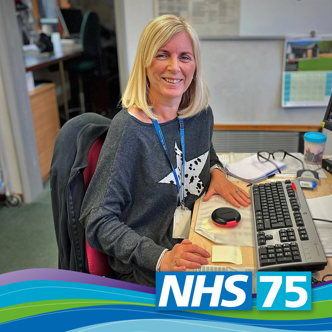 Gina Holt is an Administration Officer for the Burnley West District Nurse Team