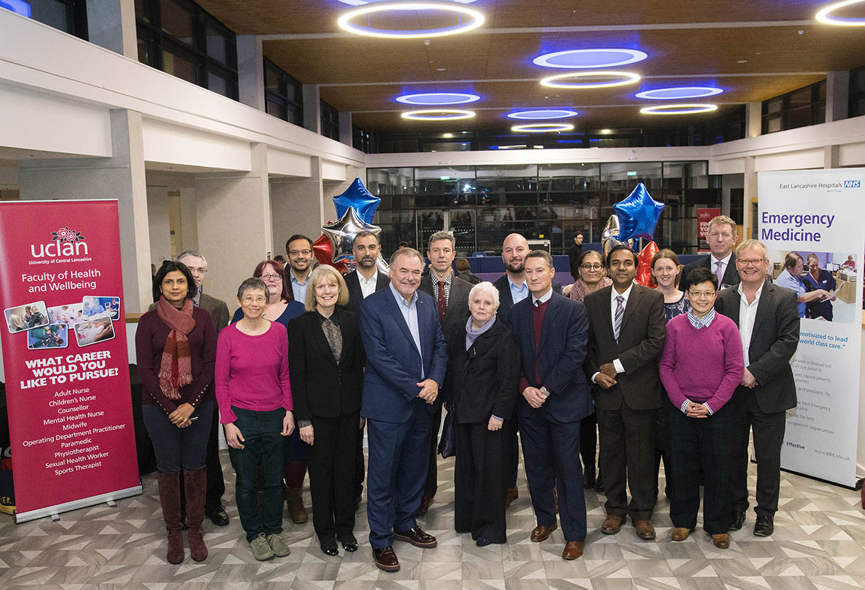 New Honorary title holders from East Lancs Hospitals NHS Trust with UCLan and ELHT senior representatives - WEB.jpg