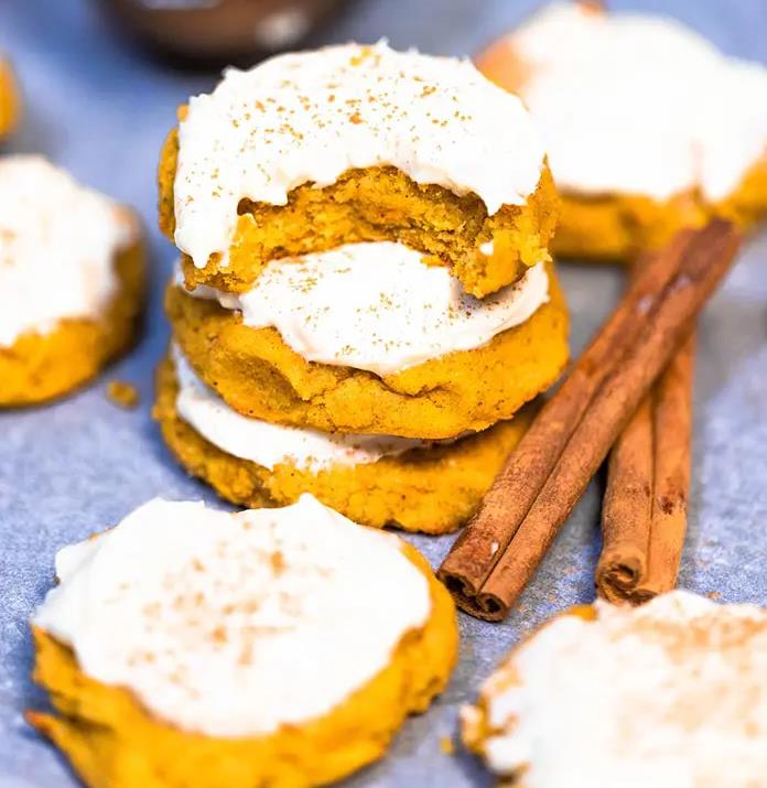 Picture of Chewy pumpkin cookies