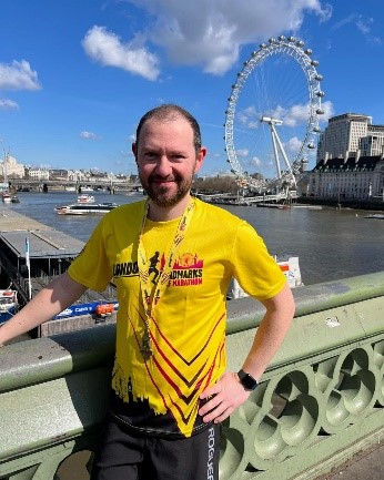 2022 supporters completing the London Landmarks half marathon