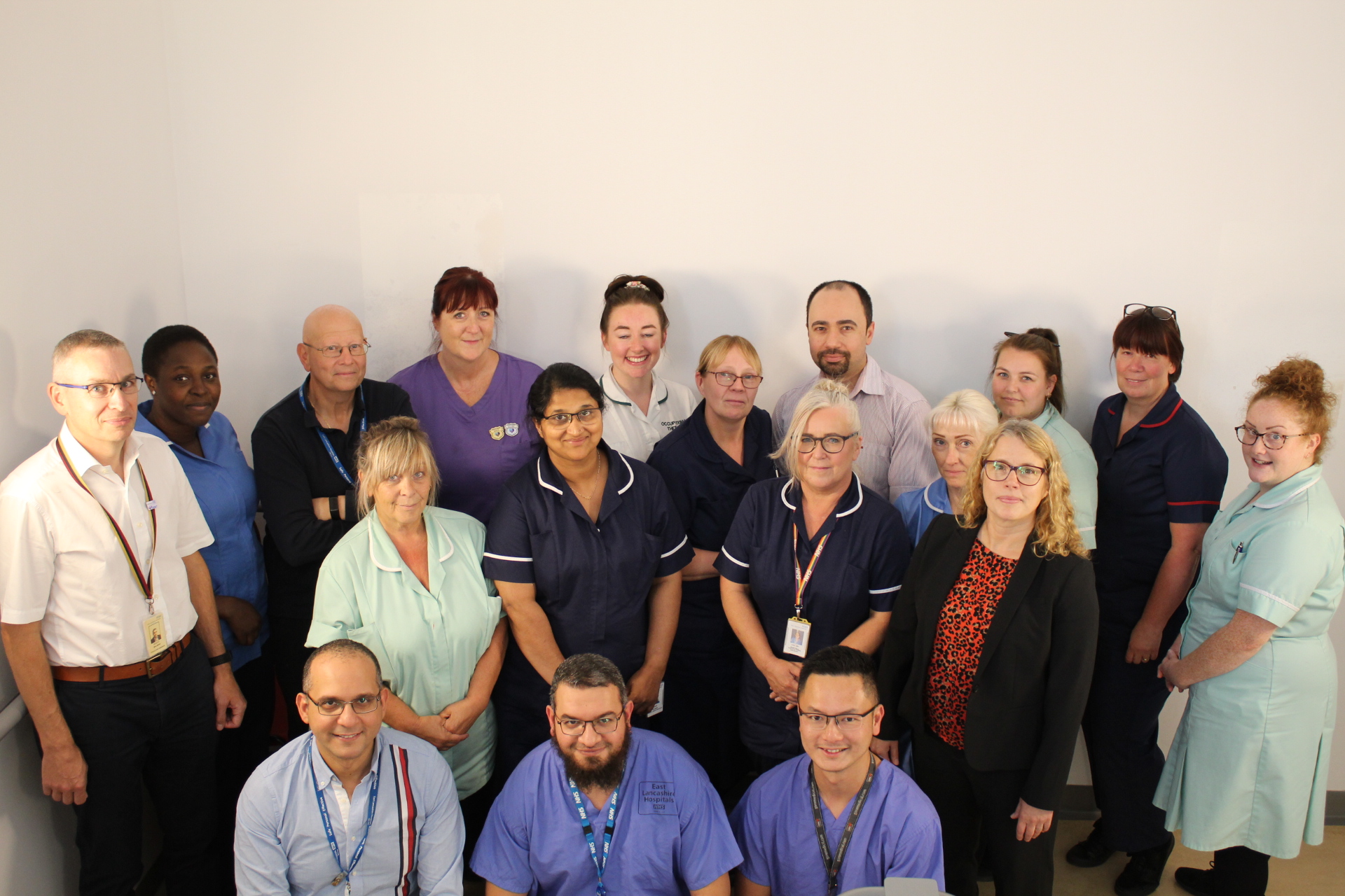 Picture of a group of people from the Vascular Surgery Team