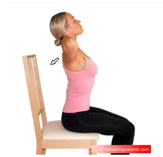Showing sitting extension 